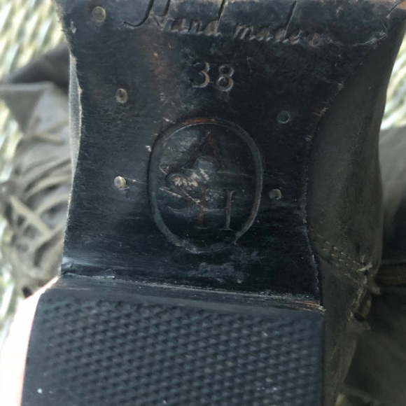 ASH Fringe Boots 38 8 Thigh Butch OTK Cowboy Boots - Picture 13 of 16